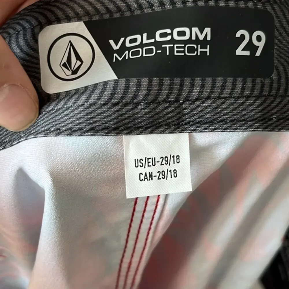 Boys Volcom Swim Trunks Size 18